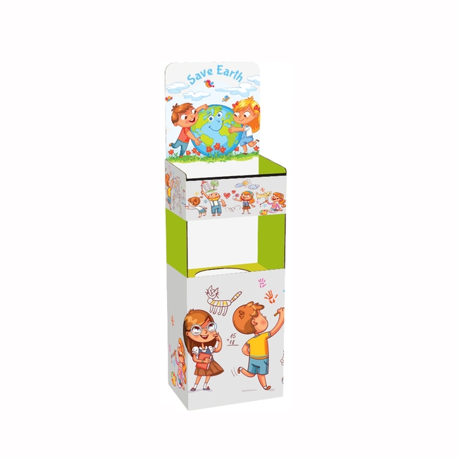 Waste Basket Display Stand